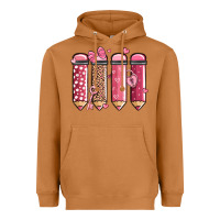 Meerkat valentine' day teacher school pencils Heavyweight Hoodie - MaliasSmallBusiness
