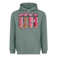 Sage valentine' day teacher school pencils Heavyweight Hoodie - MaliasSmallBusiness
