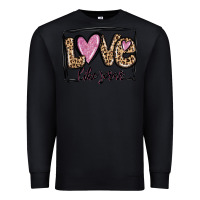 Black love like jesus Premium Sweatshirt - MaliasSmallBusiness