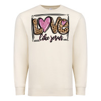 Sandshell love like jesus Premium Sweatshirt - MaliasSmallBusiness