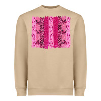 Mushroom Breast Cancer Brushstrokes Heavyweight Sweatshirt - texasbilliewilder
