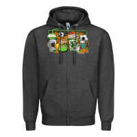 Charcoal Heather soccer coffee Zipper Hoodie - Jasminsmagicworld
