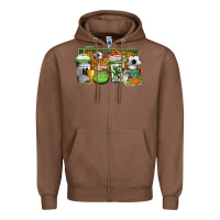 Chestnut soccer coffee Zipper Hoodie - Jasminsmagicworld