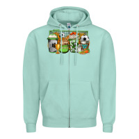 Seafoam soccer coffee Zipper Hoodie - Jasminsmagicworld