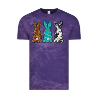 Cloud Purple Western Happy Easter peeps Vintage Tee - Neo Western
