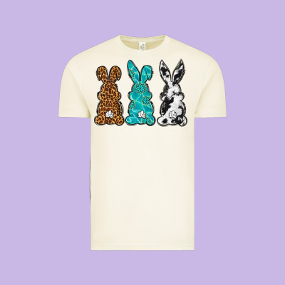Western Happy Easter Peeps Vintage Tee Designed By Neo Western
