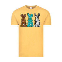 Vintage Mustard Western Happy Easter peeps Vintage Tee - Neo Western