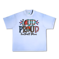 Grape Ice loud proud football mom Urban Heavy Tee - CowhideDigitalArt