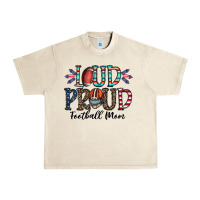 Sandshell loud proud football mom Urban Heavy Tee - CowhideDigitalArt