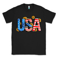 Black usa sunflower Classic Tee - AdoDesignShop