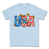 Dusty Blue usa sunflower Classic Tee - AdoDesignShop