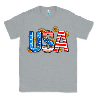 Heather Grey usa sunflower Classic Tee - AdoDesignShop