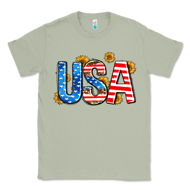Usa Sunflower Classic Tee by AdoDesignShop | Teevron