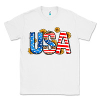 White usa sunflower Classic Tee - AdoDesignShop