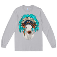 Moon Dust calf indian headdress Long Sleeve Tee - JahusDesignShop