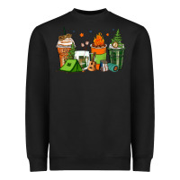 Black camping coffee cups Heavyweight Sweatshirt - Zillion Design Studio