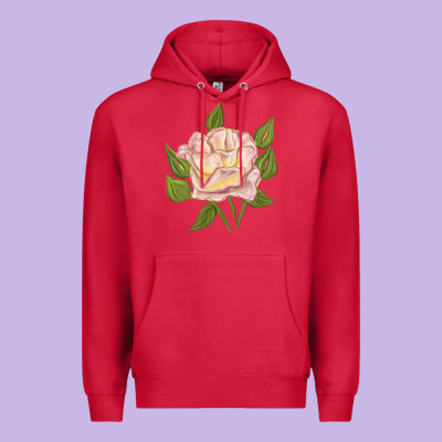 Life's Little Pleasures Rose Premium Hoodie Designed By Lillyallendesigns