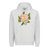 Dove Grey Life's Little Pleasures Rose Premium Hoodie - LillyAllenDesigns