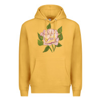 Mustard Life's Little Pleasures Rose Premium Hoodie - LillyAllenDesigns