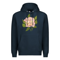 Navy Life's Little Pleasures Rose Premium Hoodie - LillyAllenDesigns