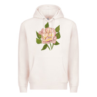 Pale Pink Life's Little Pleasures Rose Premium Hoodie - LillyAllenDesigns