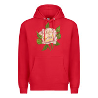 Red Life's Little Pleasures Rose Premium Hoodie - LillyAllenDesigns