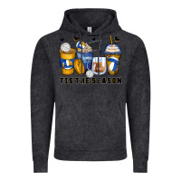 Vintage Black tis' the season volleyball coffee cups Vintage Hoodie - Zillion Design Studio