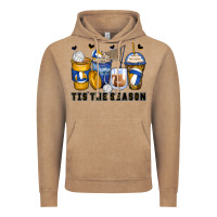 Vintage Coffee tis' the season volleyball coffee cups Vintage Hoodie - Zillion Design Studio