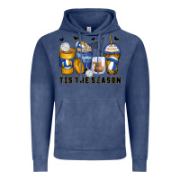 Vintage Denim tis' the season volleyball coffee cups Vintage Hoodie - Zillion Design Studio