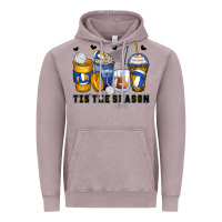 Vintage Zinc tis' the season volleyball coffee cups Vintage Hoodie - Zillion Design Studio