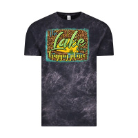 Cloud Black the lake is my happy place Vintage Tee - HRA Design Shop