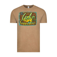 Vintage Coffee the lake is my happy place Vintage Tee - HRA Design Shop