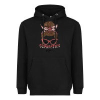 Black gymnastics mom Heavyweight Hoodie - MaliasSmallBusiness