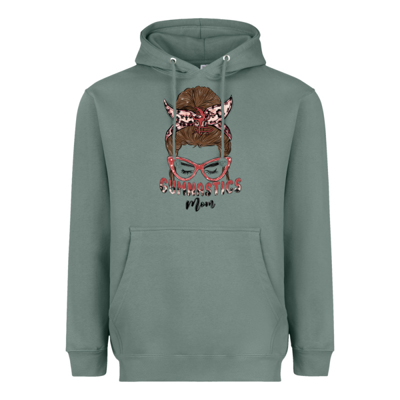 Gymnastics Mom Heavyweight Hoodie by MaliasSmallBusiness | Teevron