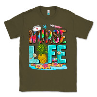 Army Green nurse life summer Classic Tee - AdoDesignShop