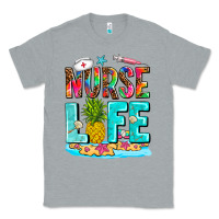 Heather Grey nurse life summer Classic Tee - AdoDesignShop