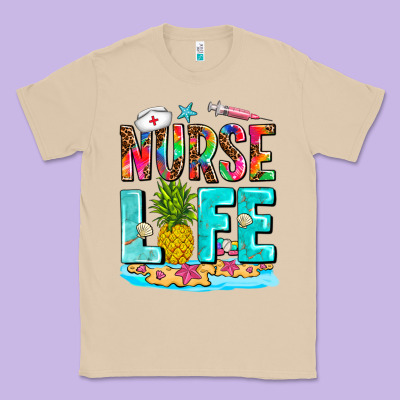 Nurse Life Summer Classic Tee Designed By Adodesignshop
