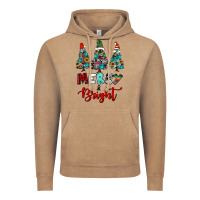 Vintage Coffee western trees merry and bright christmas Vintage Hoodie - RanaPortraitStore
