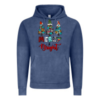 Vintage Denim western trees merry and bright christmas Vintage Hoodie - RanaPortraitStore