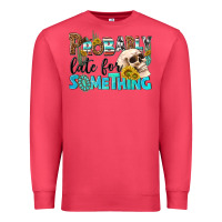Cardinal probably late for something Premium Sweatshirt - NancyCooperArtShop