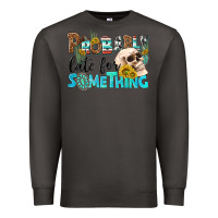 Smoke probably late for something Premium Sweatshirt - NancyCooperArtShop