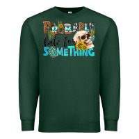 Sports Green probably late for something Premium Sweatshirt - NancyCooperArtShop