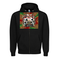 Black merry Christmas heifer Zipper Hoodie - Jasminsmagicworld