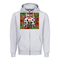 Heather Grey merry Christmas heifer Zipper Hoodie - Jasminsmagicworld