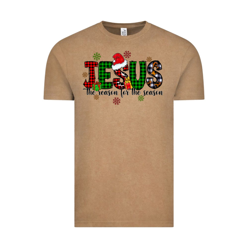 Jesus The Season For The Season Vintage Tee by CowhideDigitalArt | Teevron