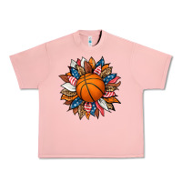 Salmon basketball sunflower Urban Heavy Tee - HRA Design Shop