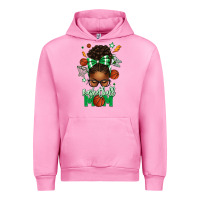 Fuchsia Pink Basketball Mom Afro Messy Bun Urban Hoodie - texasbilliewilder