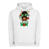 Pigment Lunar Rock Basketball Mom Afro Messy Bun Urban Hoodie - texasbilliewilder
