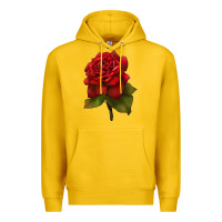 Lemon Oklahoma Rose Illustrations Premium Hoodie - LillyAllenDesigns