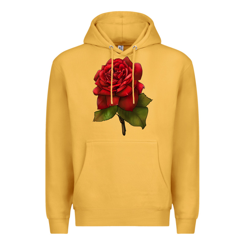 Oklahoma Rose Illustrations Premium Hoodie by LillyAllenDesigns | Teevron